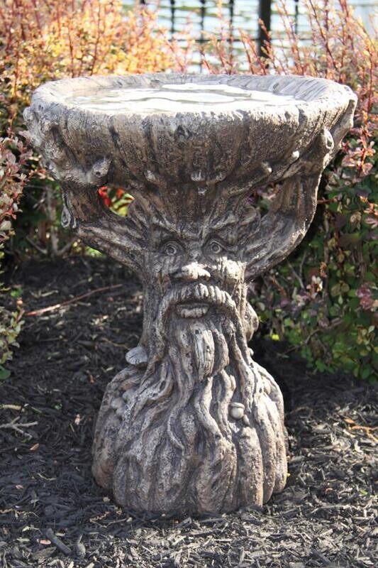 Old Sap Bird Bath/ One Piece