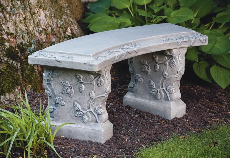 Small Curved Vine Bench