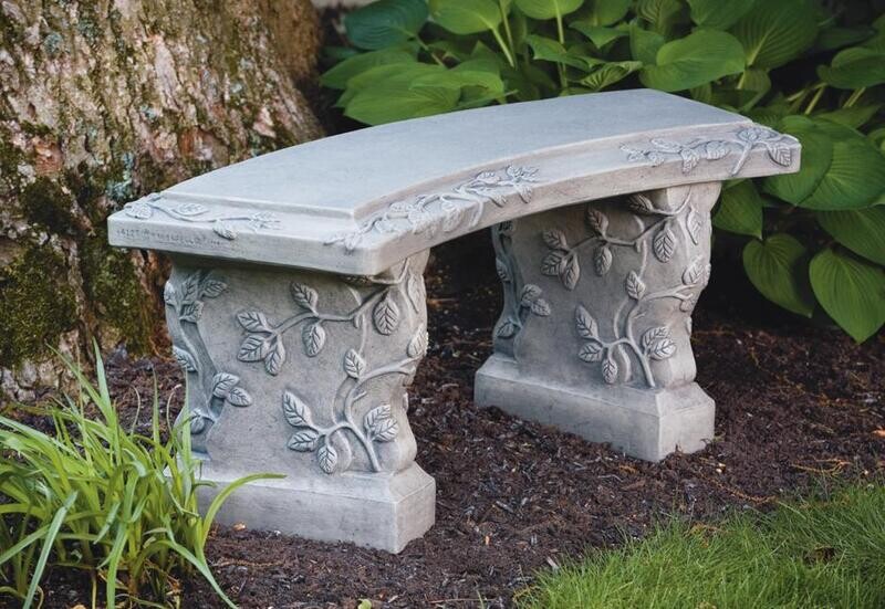 Small Curved Vine Bench