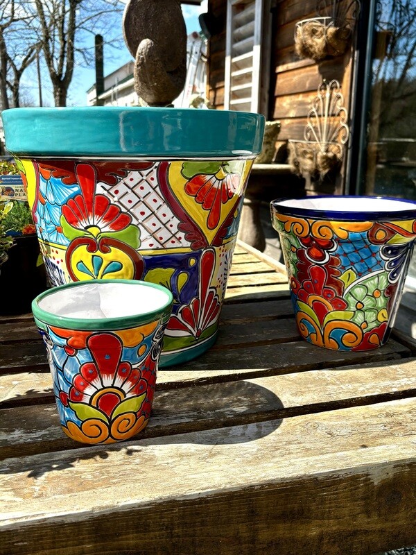 Classic 7&quot; Planter Talavera