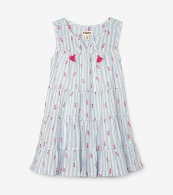 Hatley Party Pineapples Tiered Dress Hatley Party Pineapples Tiered Dress
