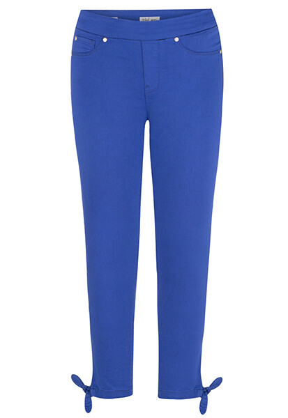 Tribal Knot Detail Crop Pant Ultramarine Tribal Knot Detail Crop Pant Ultramarine