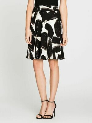 Nic + Zoe Black/Khaki Skirt - 10 Nic + Zoe Black/Khaki Skirt - 10