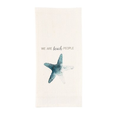 MP Watercolor Shell Towel - we are MP Watercolor Shell Towel - we are