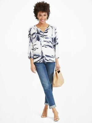 Nic + Zoe Botanical Leaf Blouse Nic + Zoe Botanical Leaf Blouse