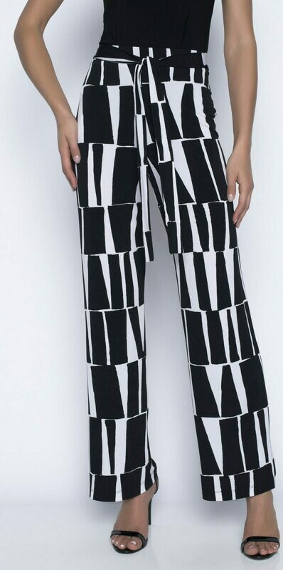 FL Black White Geo White Geo Wide Pant FL Black White Geo White Geo Wide Pant
