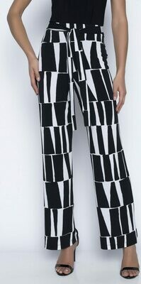 FL Black White Geo White Geo Wide Pant FL Black White Geo White Geo Wide Pant