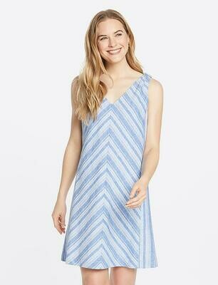 Draper James Linen Knot Shoulder Shift Dress Draper James Linen Knot Shoulder Shift Dress