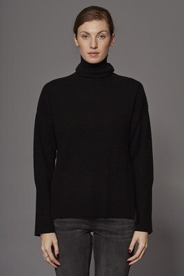 SWTR Funnel Neck Sweater - Black SWTR Funnel Neck Sweater - Black