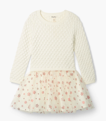 Hatley Metallic Snowflake Holiday Dress Hatley Metallic Snowflake Holiday Dress