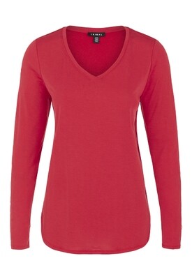Tribal V Neck Longsleeve Red Haute Top Tribal V Neck Longsleeve Red Haute Top