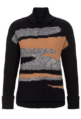 Tribal Black Camo Intarisa Sweater Tribal Black Camo Intarisa Sweater