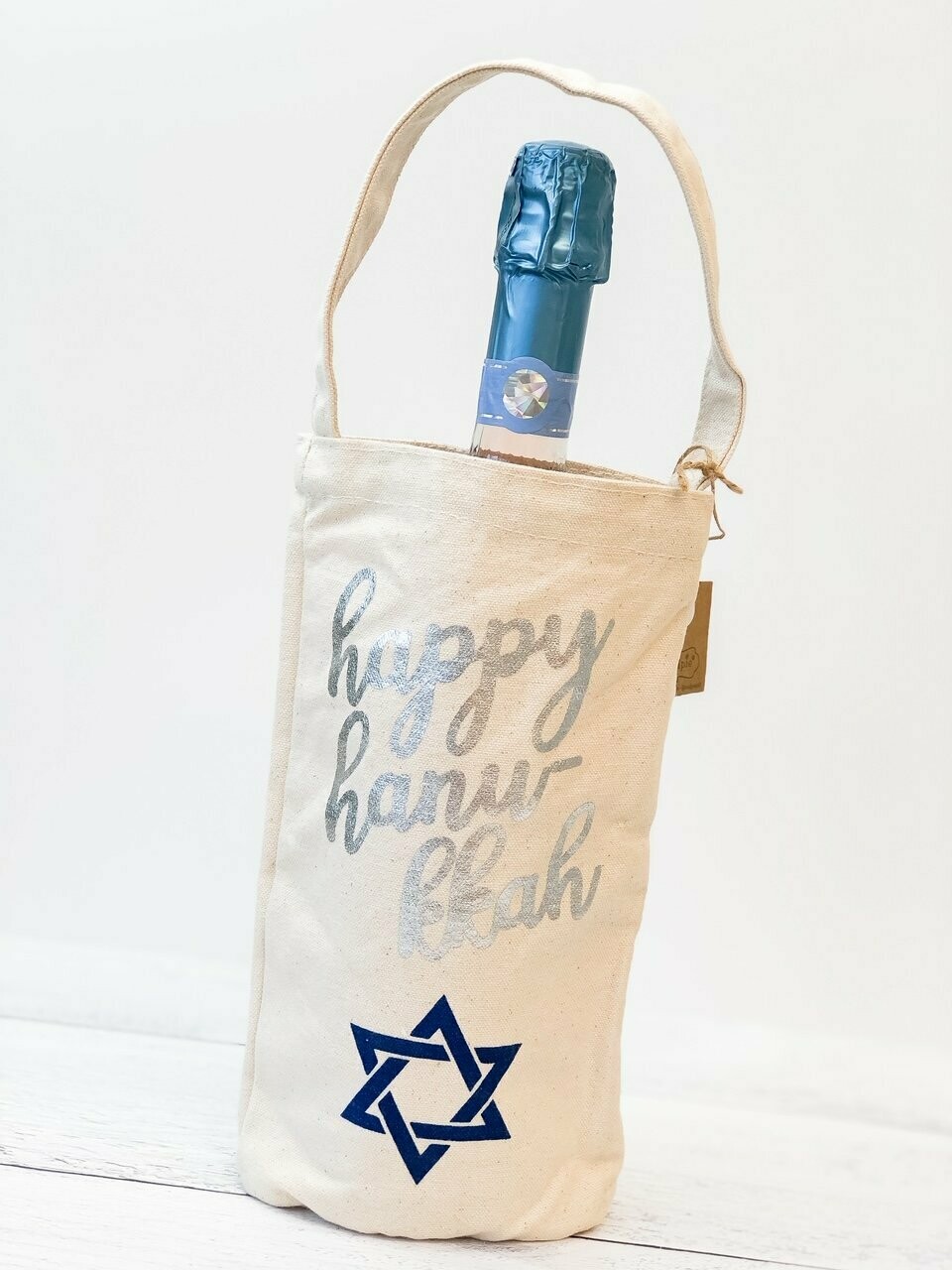 Hanukkah Star Wine Bag