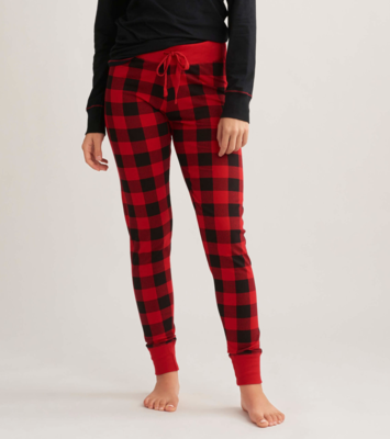 Buffalo Plaid Women's Sleep Leggings Buffalo Plaid Women's Sleep Leggings
