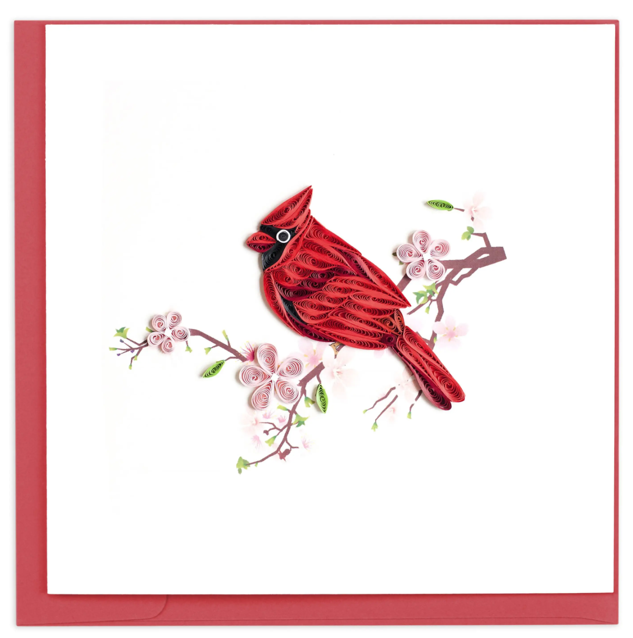 Quilling Cards - Cardinal