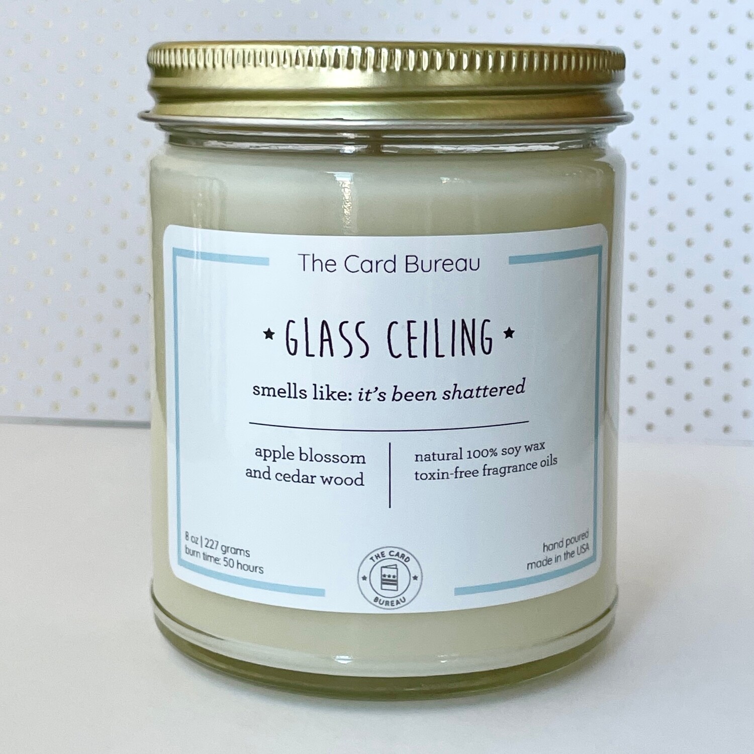 Glass Ceiling Candle