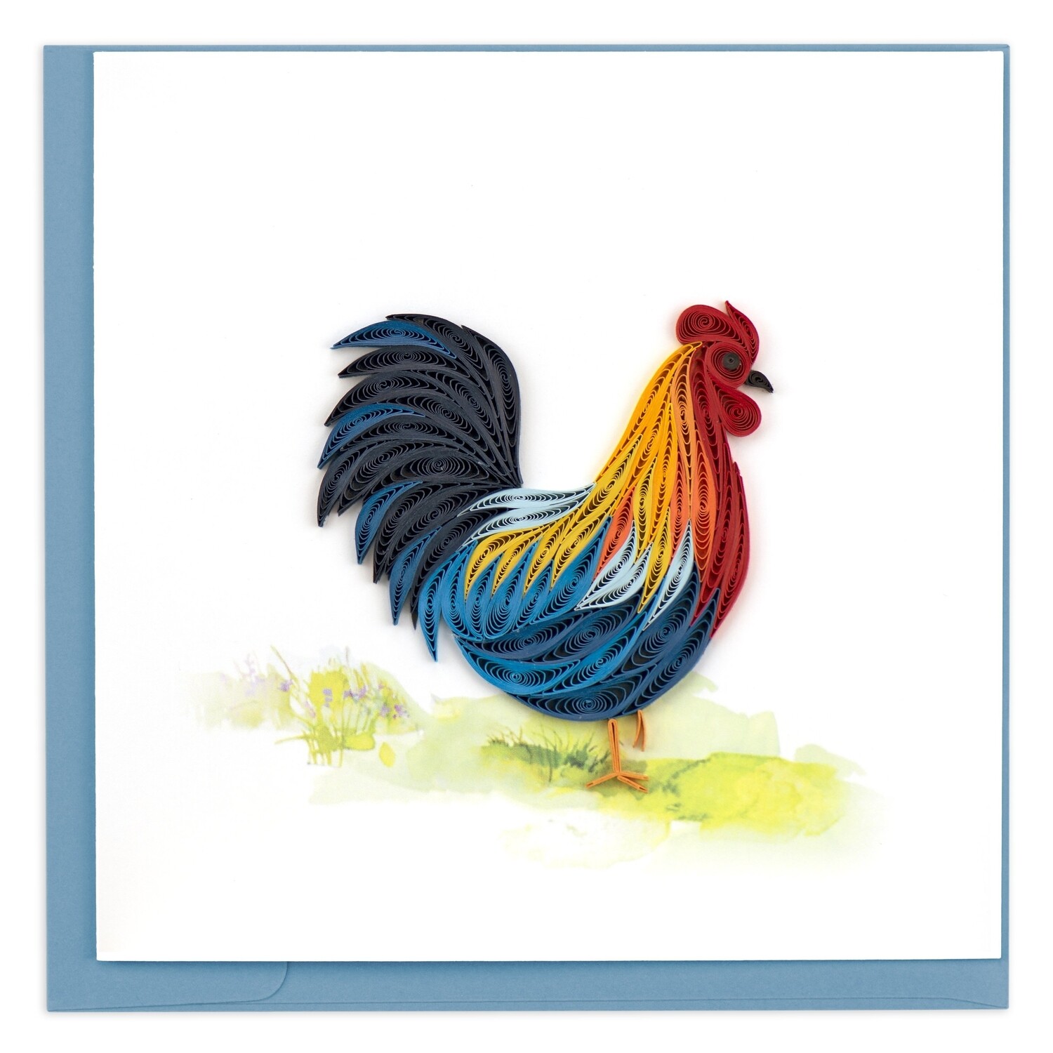 Quilling Card - Rooster