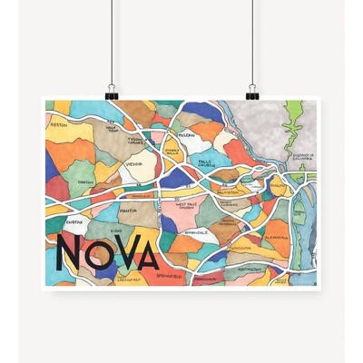 NOVA Map Print