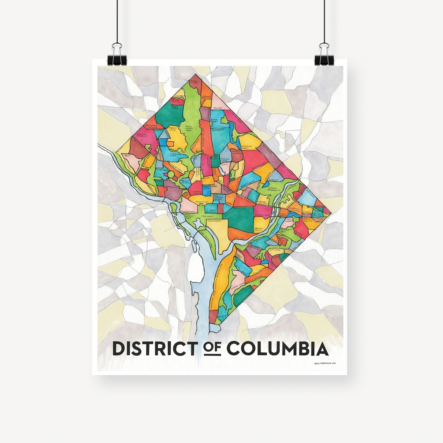 DC Map Print