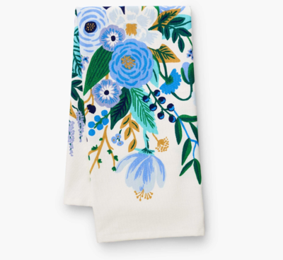 Rifle Paper Tea Towel - Garden Party Blue 