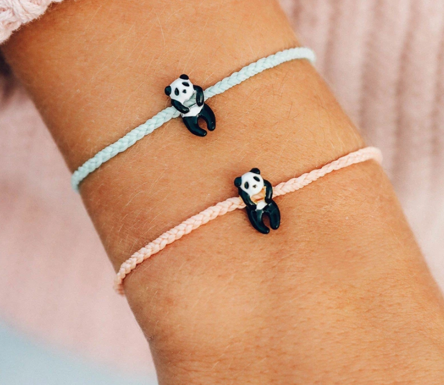 Pura Vida Panda Charm Charity Bracelet