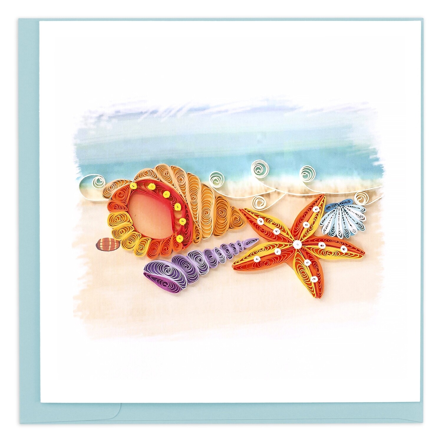 Quilling Cards - Seashells