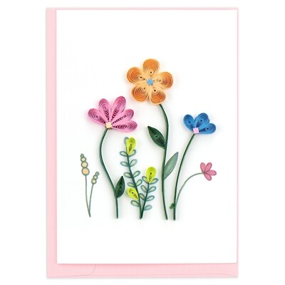 Quilling Cards - Wildflowers Enclosure