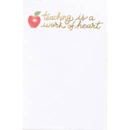 Teacher Work of Heart Notepad