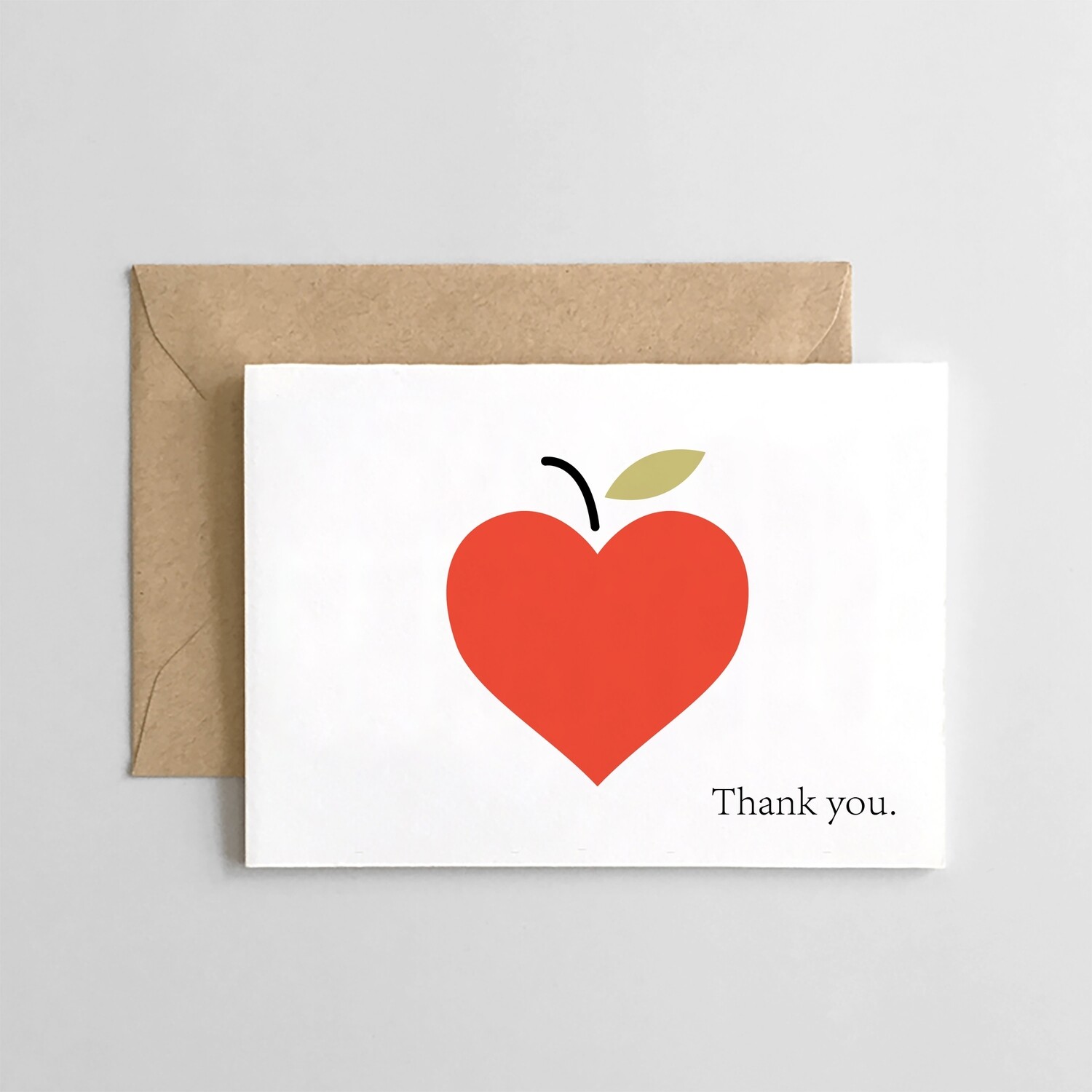 Thank You Apple Heart Card