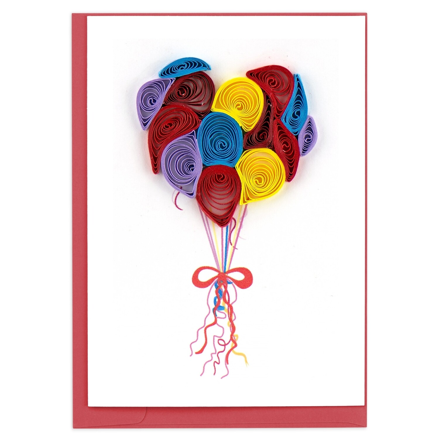 Quilling Cards - Balloons Enclosure