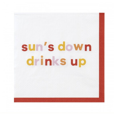 Cocktail Napkins - Sun's Down