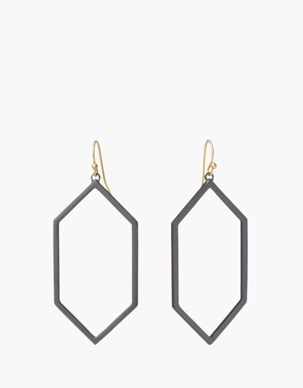 Spartina Rhett Earrings Gunmetal
