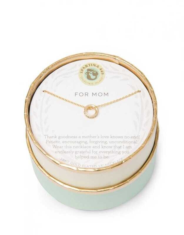 Spartina Sea La Vie Necklace 18“ Mom/Ring