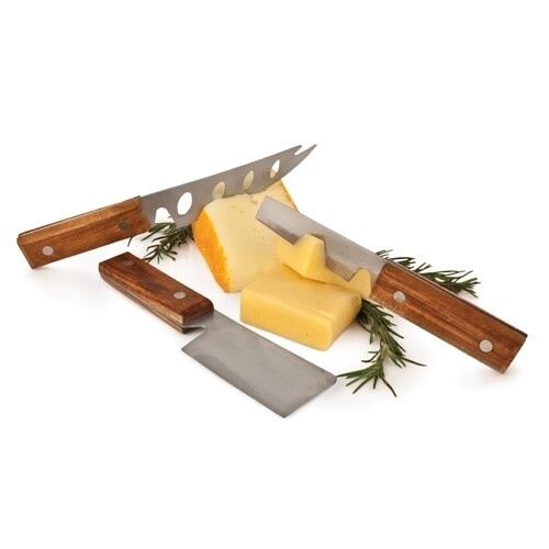 Twine Riveted Cheese Knives