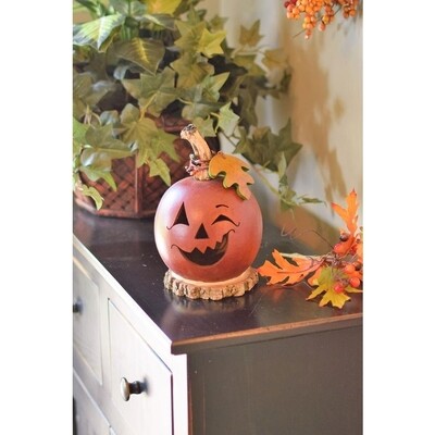 Frederick Jack O'latern Small Handcrafted Gourd