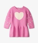 Hatley Lovely Heart Baby Sweater Dress