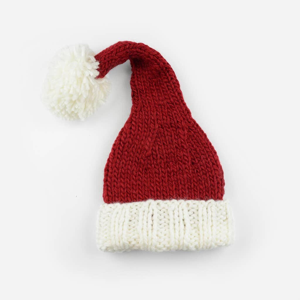 Adult Knit Santa Hat