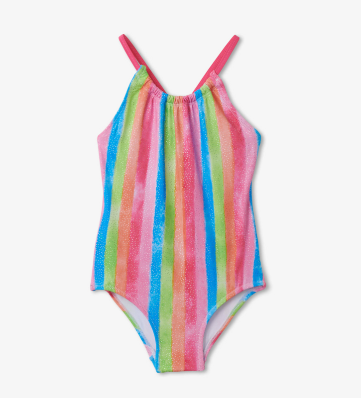 Hatley Rainbow Stripes Swimsuit