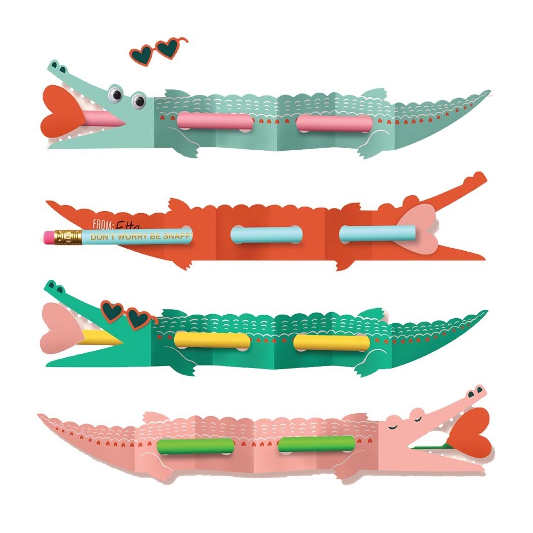 Snappy Gators Valentin's Pencil Kit