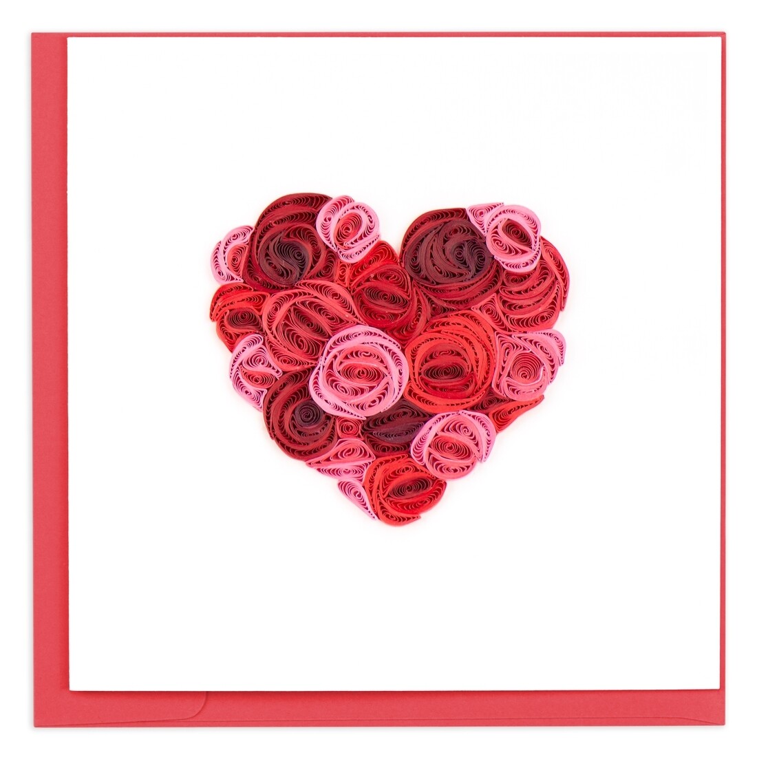 Quilling Cards - Rose Heart