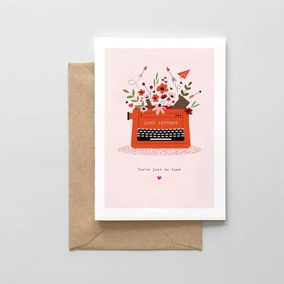 Love Letters Valentine's Card