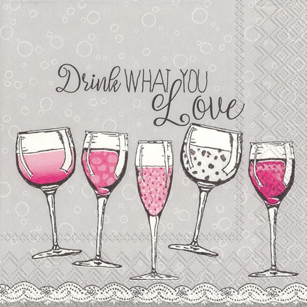 Cocktail Napkins - Drink what you love