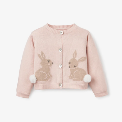 Elegant Baby Knit Bunny Cardigan