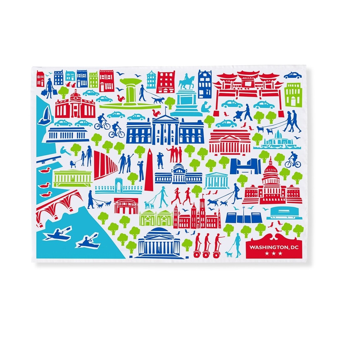 DC By Day Tea Towel