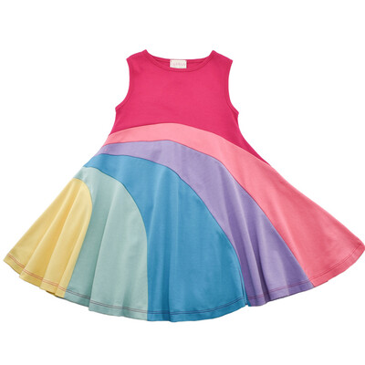 Twirly Rainbow Dress