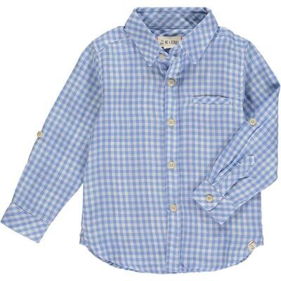 Merchant Blue Plaid Shirt