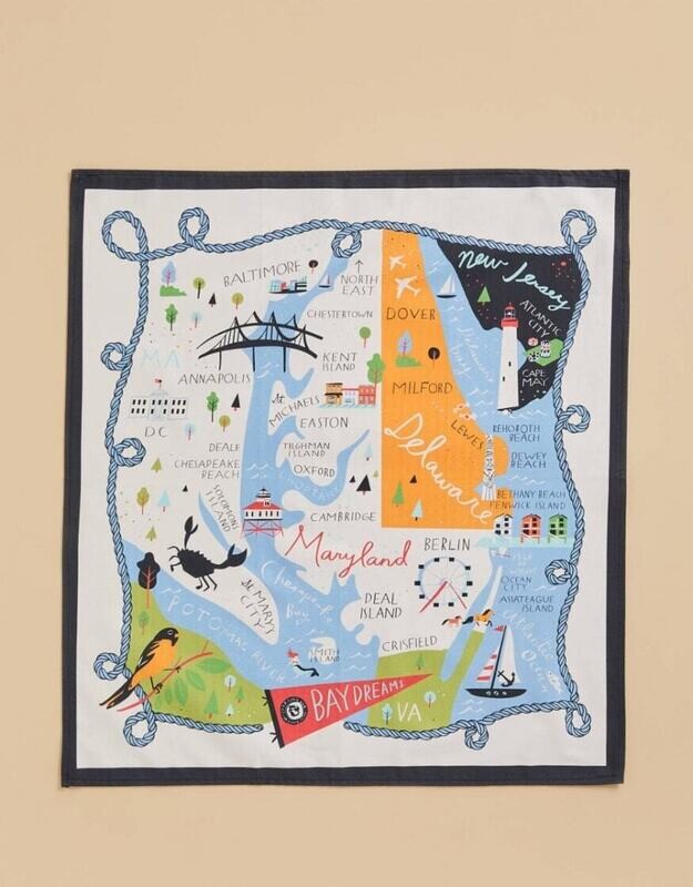 Spartina Bay Dreams Dish Towel