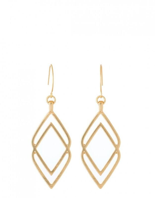 Spartina Deco Drama Earrings Gold