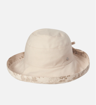 Kooringal Noosa Beach Print Latte Hat