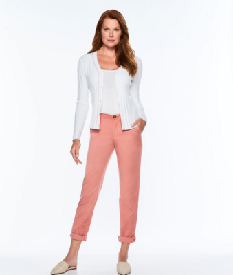 Ecru Mitchell Roll Cuff - Salmon Ecru Mitchell Roll Cuff - Salmon
